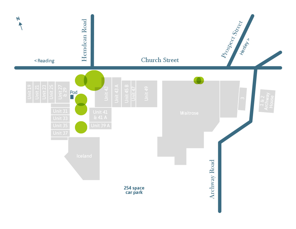 Caversham precinct site plan